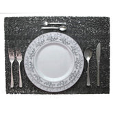 10.25 In. Silver Leaf Premium Plates | 10 Count